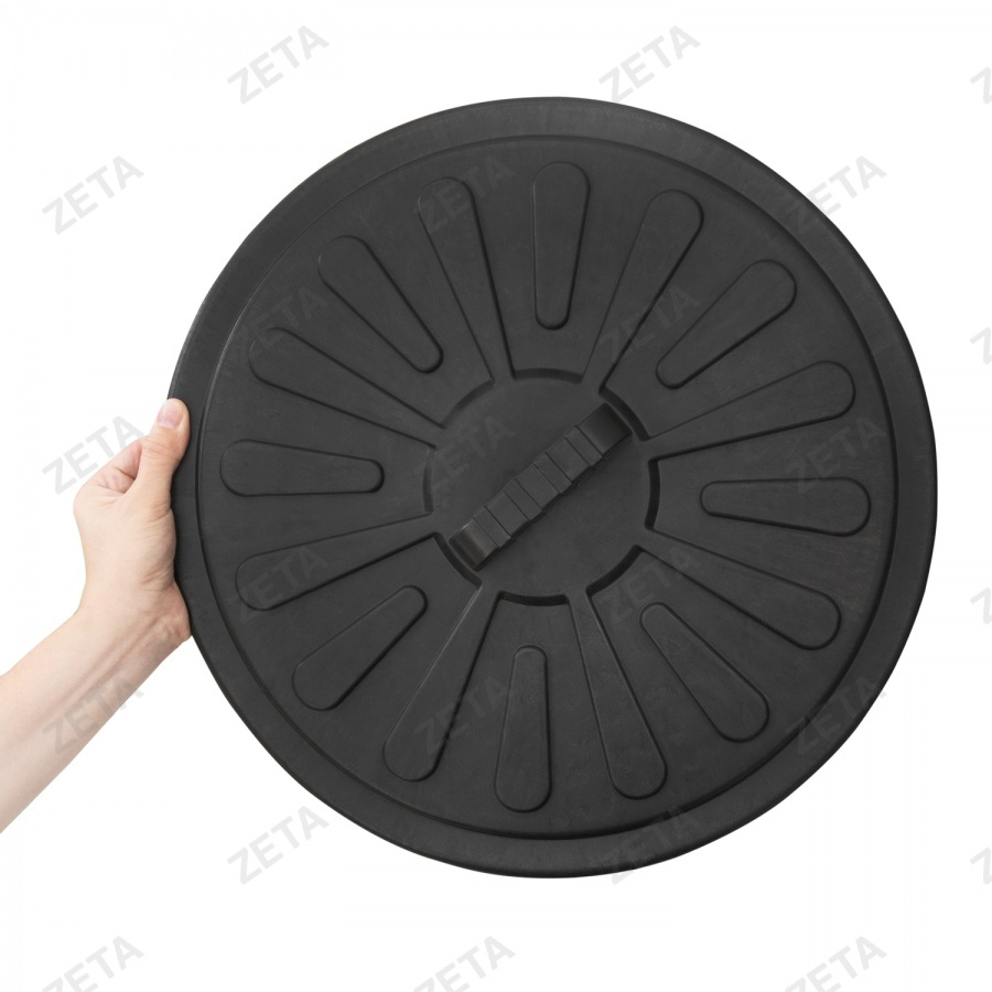 Крышка для мусорного бака, чёрная