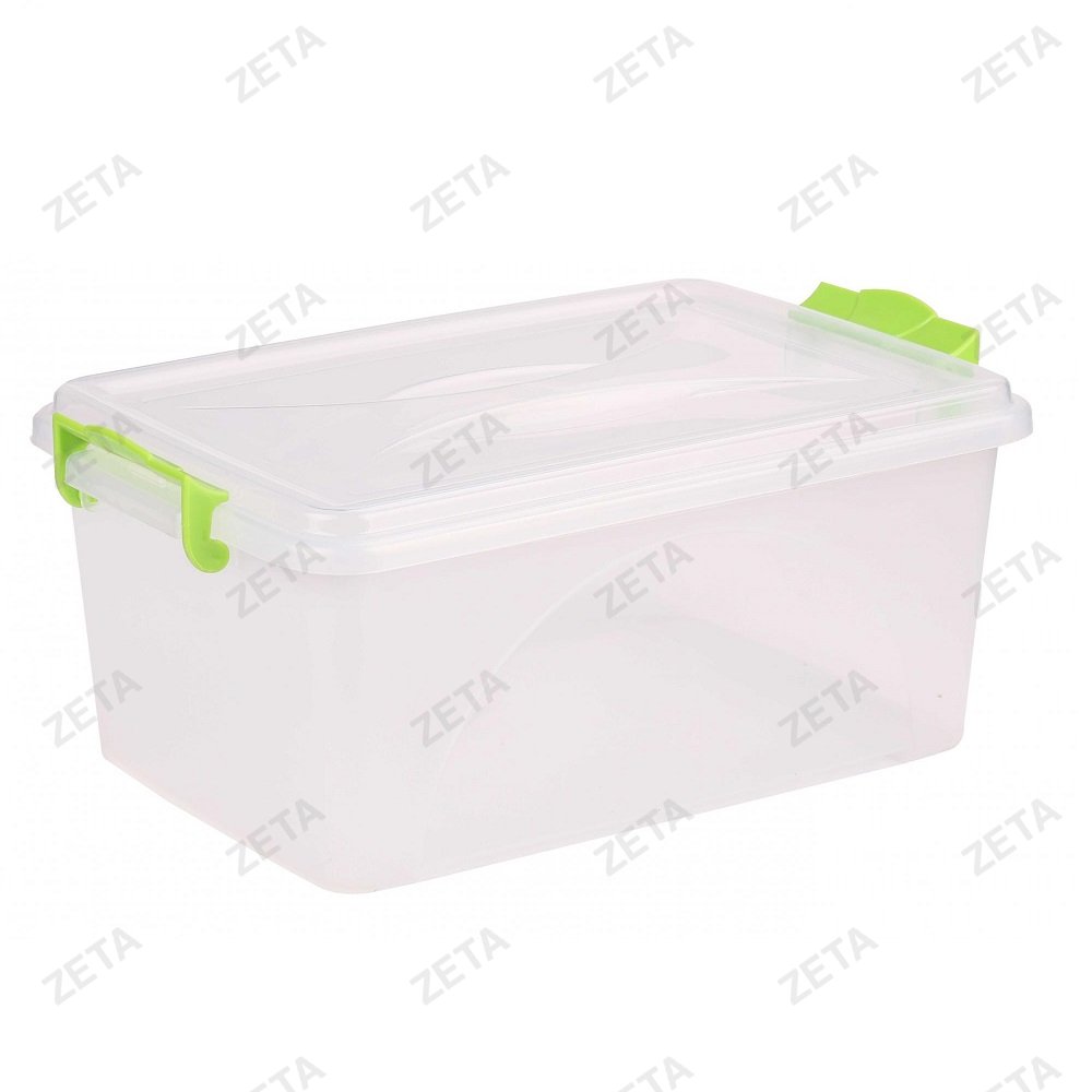 Контейнер с ручками 7,5 л. прямоугольный № М428