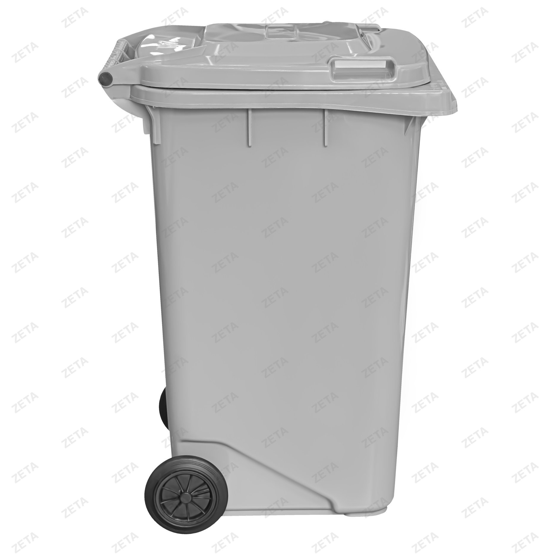 Бак мусорный 280 л. с крышкой, на колесах (цветной)