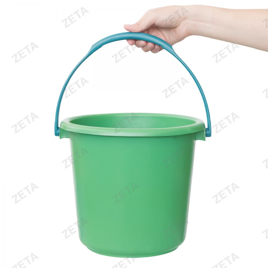 Ведро пластиковое, цветное (8 л.)