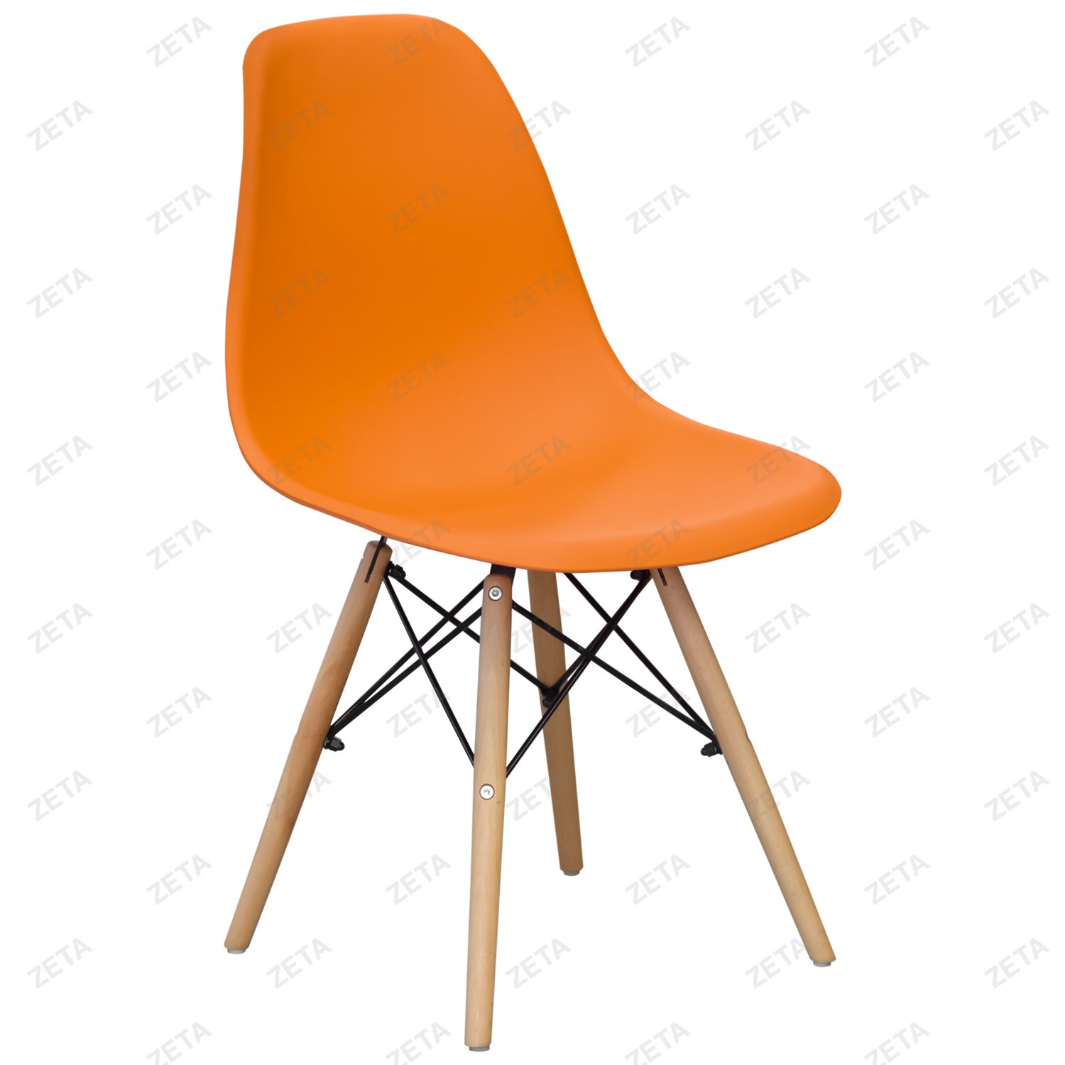 Стул пластиковый "C06" (оранжевый)