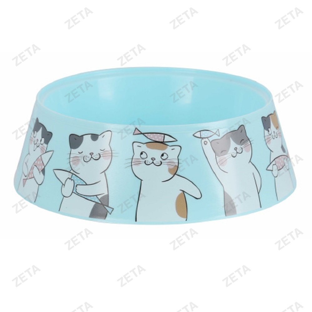 Миска для кошек 300 мл. "Мур-мяу" - изображение 1