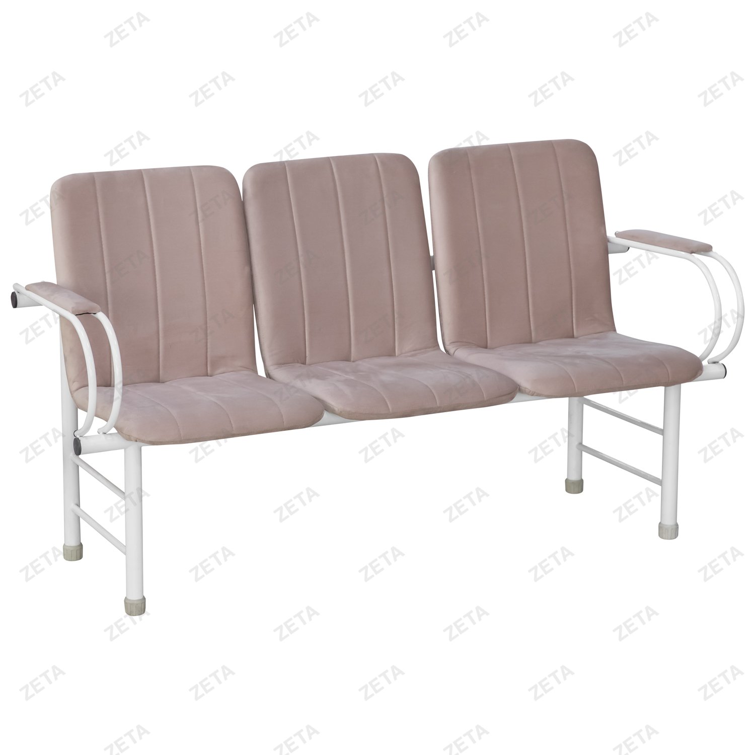 Скамья "Давут" 3-х местная с 2-мя мягкими элементами - изображение 1