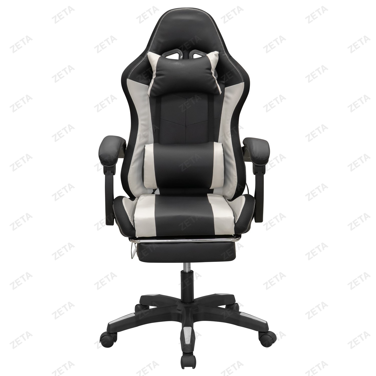 Кресло GM-2023 (черный / белый) (ВИ)