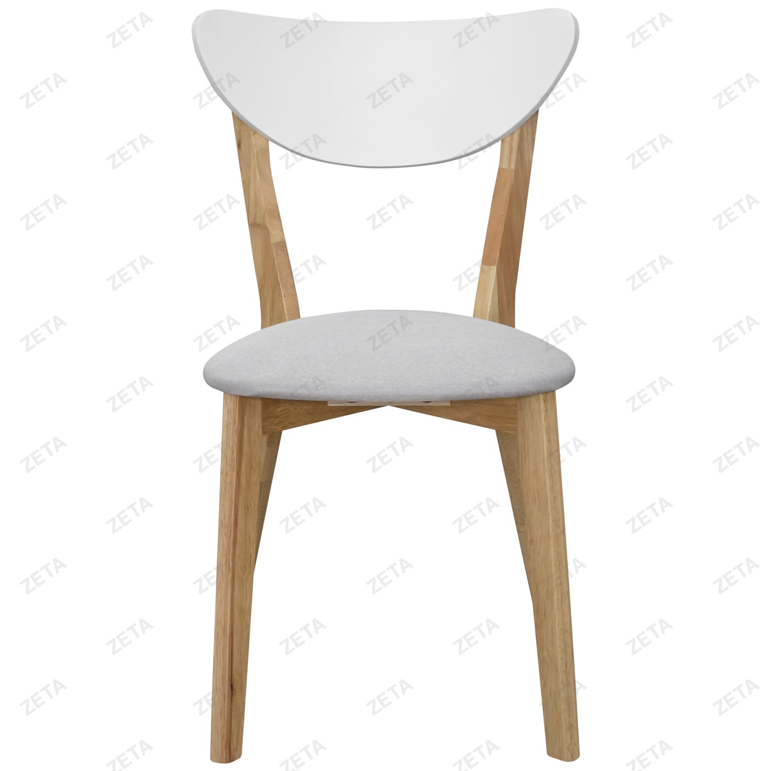 Комплект мебели: стол + 4 стула №RH 7309T+RH 371 (натуральный/белый) (Малайзия)