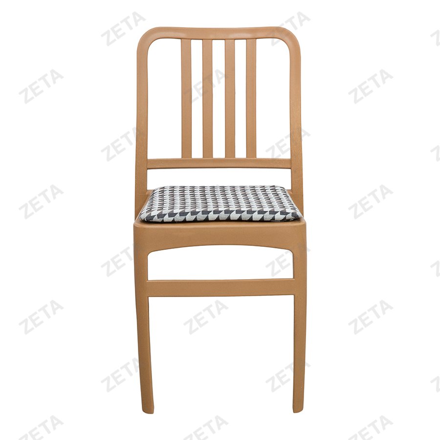 Стул пластиковый "Джеф" с мягким элементом (цветной)