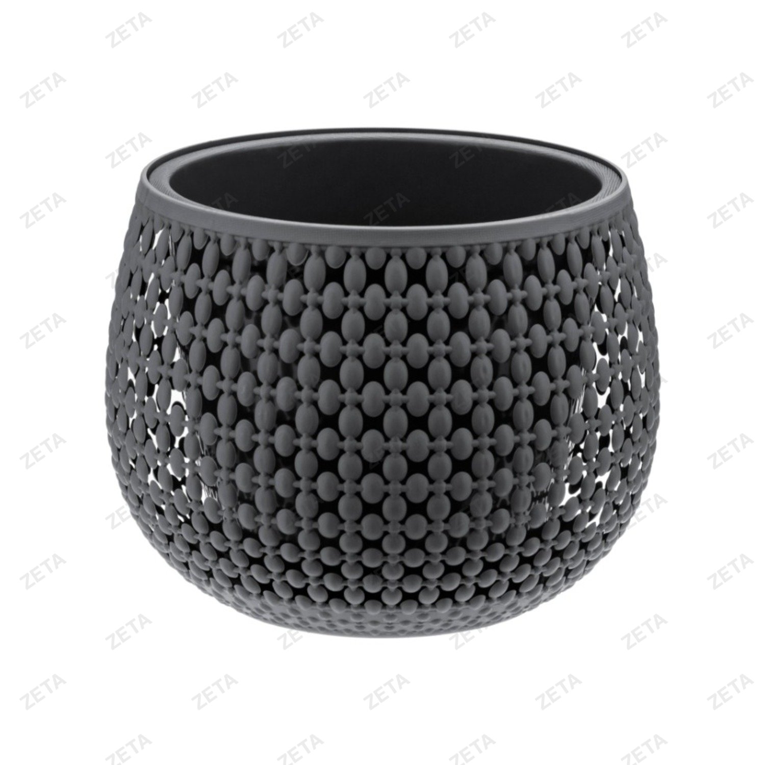 Кашпо 1,5 л. 175 мм. со вставкой "Пирула" М 3100 - изображение 1