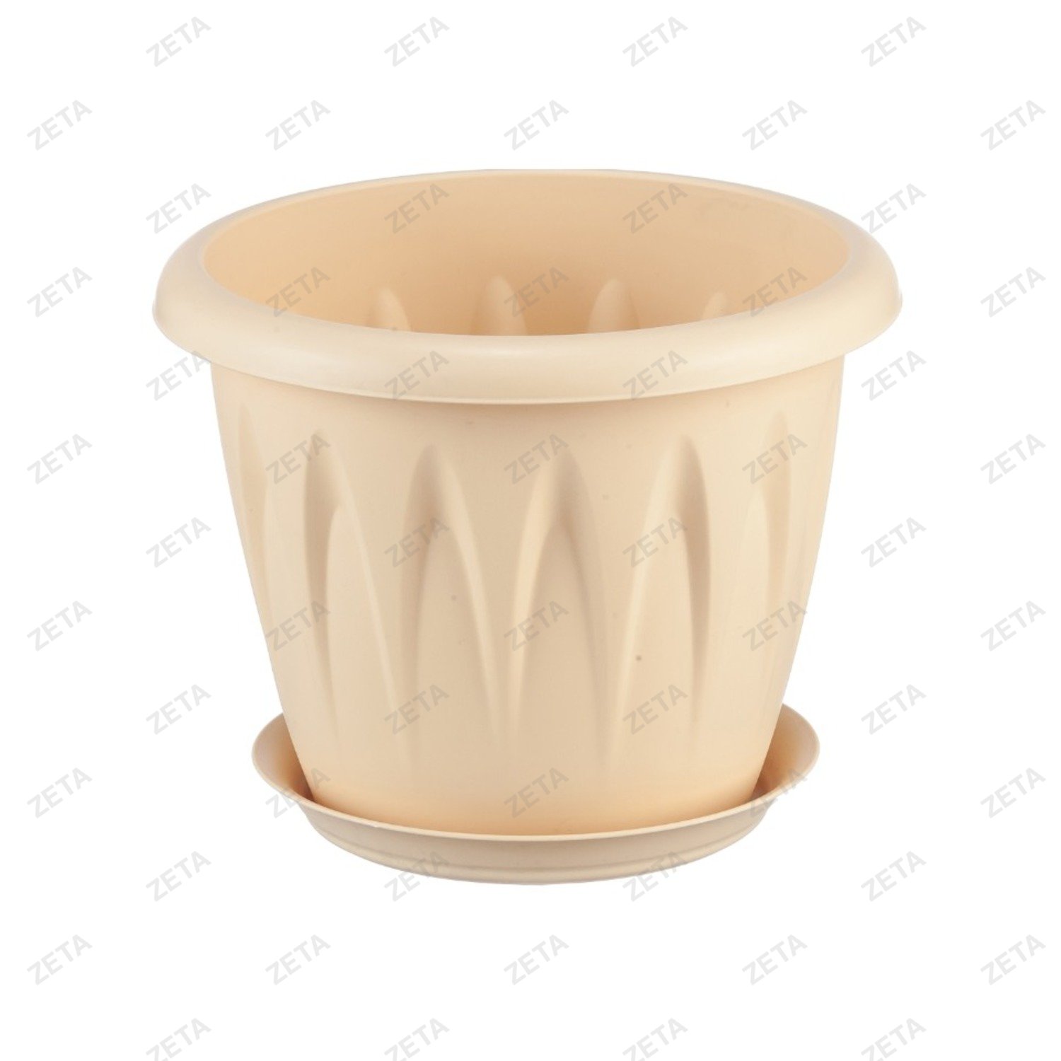 Кашпо 1,4 л. 160 мм. с поддоном "Алиция" М 3065