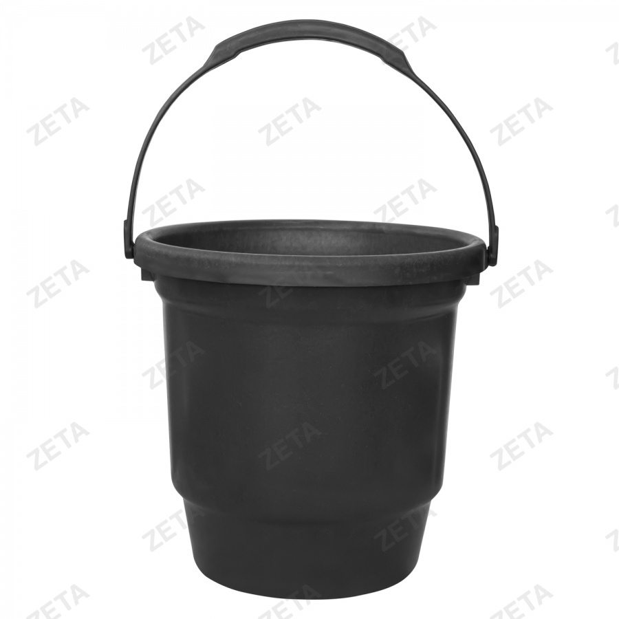 Ведро с усеченным дном, чёрное (12 л.)