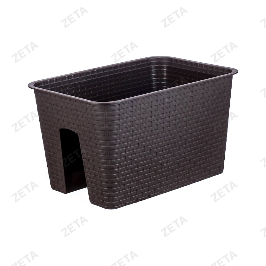 Кашпо на перила 12 л. "Ротанг" №М 3227