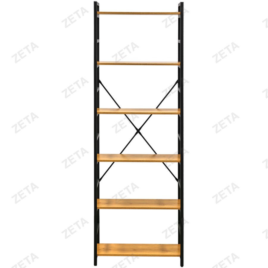 Стеллаж WB-27 (натуральный/черный) (ВИ)