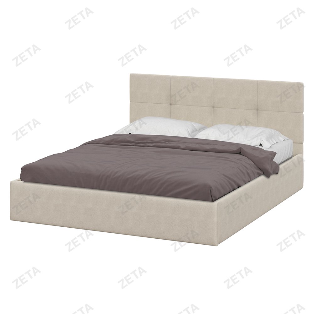 Кровать двойная №4 №00-00112032 (бежевый) (РФ) - изображение 1