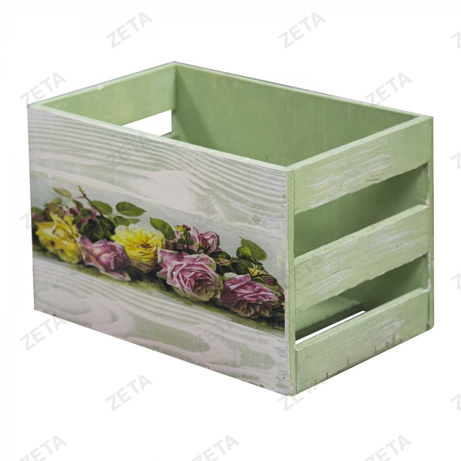 Декоративный ящик из фанеры D15 (с элементом декора) - изображение 1