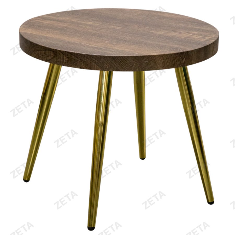 Стол журнальный "Джино" (диаметр 500 мм, толщина 40 мм, ножки DS-A 1401)