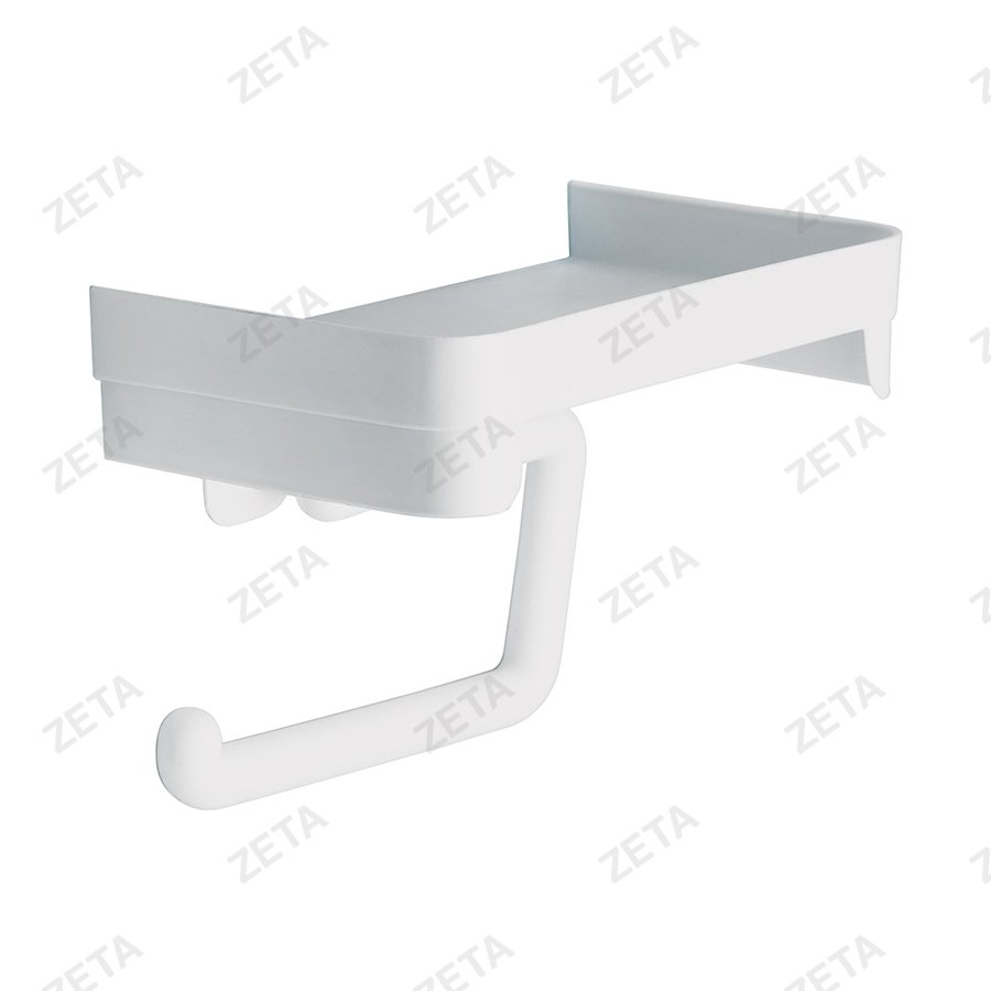 Держатель для туалетной бумаги с полкой №М 2224