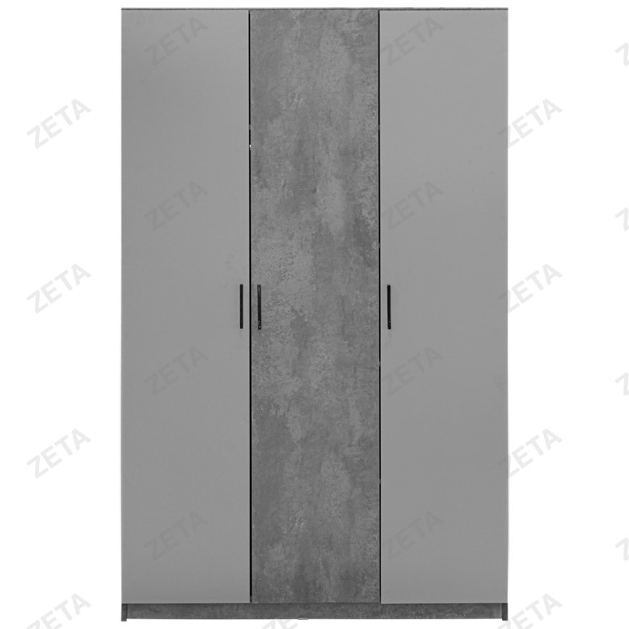 Шкаф "ШК 12" №00-00115455 (цемент светлый/белый) (РФ)