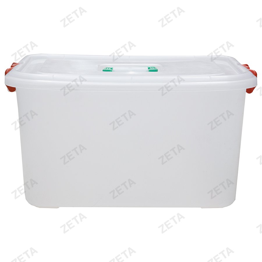 Контейнер пищевой прозрачный (27 л.) с крышкой