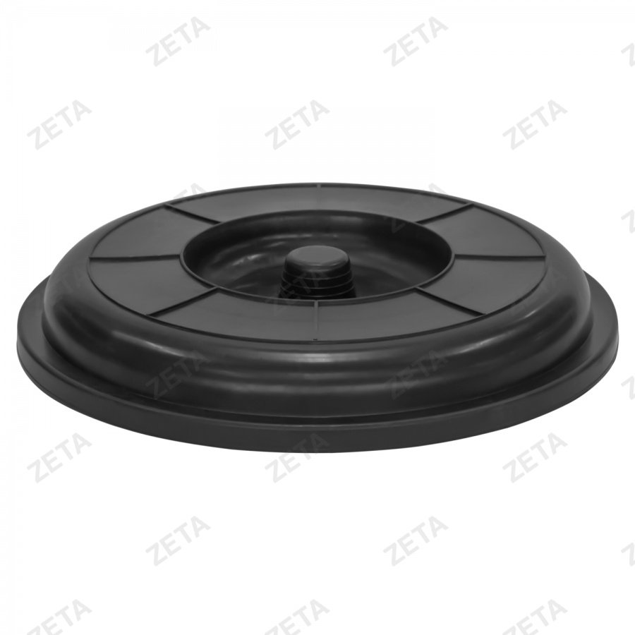 Крышка для пластикового ведра 16 л. D 325 мм (чёрная - непищевая) - изображение 1