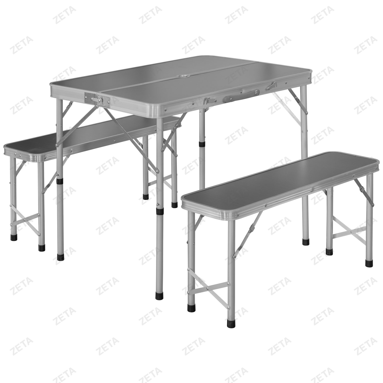Набор складной:стол+2 скамьи №DC-T009 (ВИ) - изображение 1