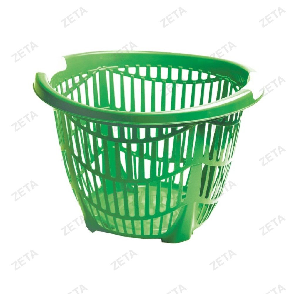 Корзина круглая для чистой одежды 35 л. №94132 - изображение 1