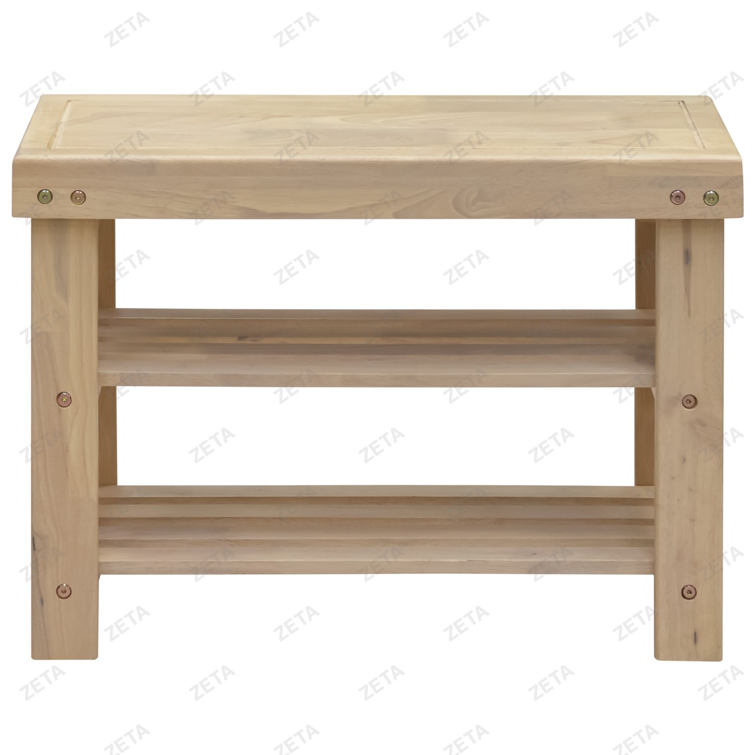 Подставка для обуви с сиденьем (натура) (Вьетнам)