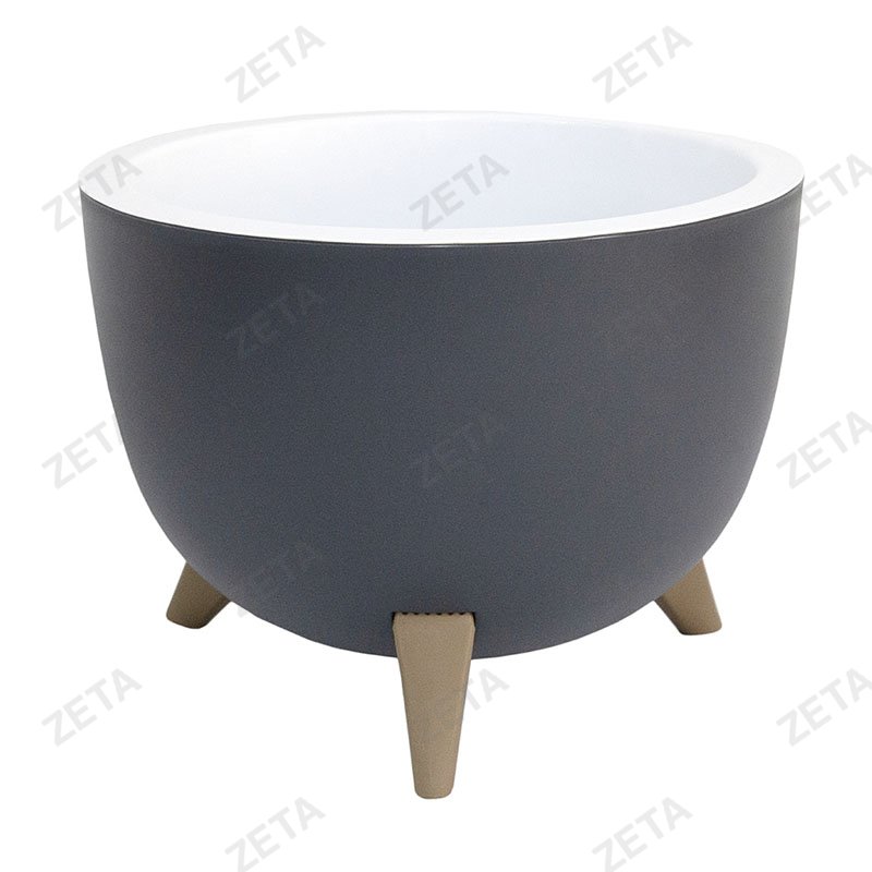 Горшок для цветов 10 л. №ALY-603 (тёмно-серый)