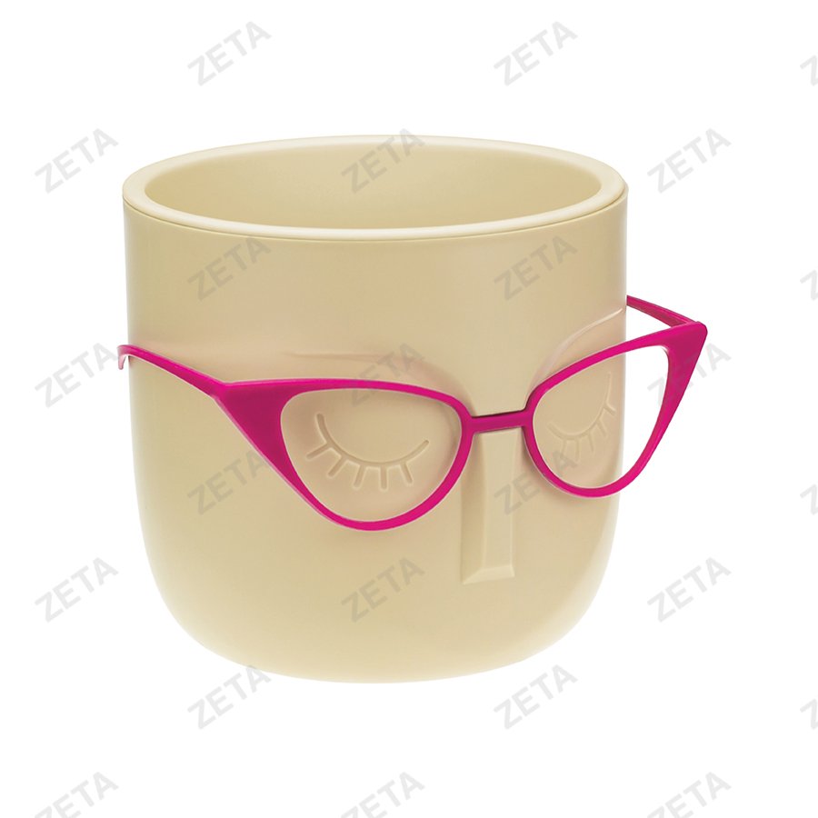 Кашпо 650 мл. d115 мм. "Мари" со вставкой