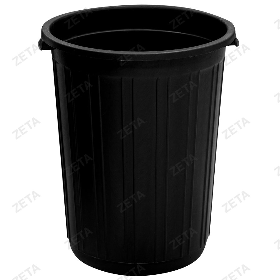 Бак мусорный 50 л. без крышки (чёрный)