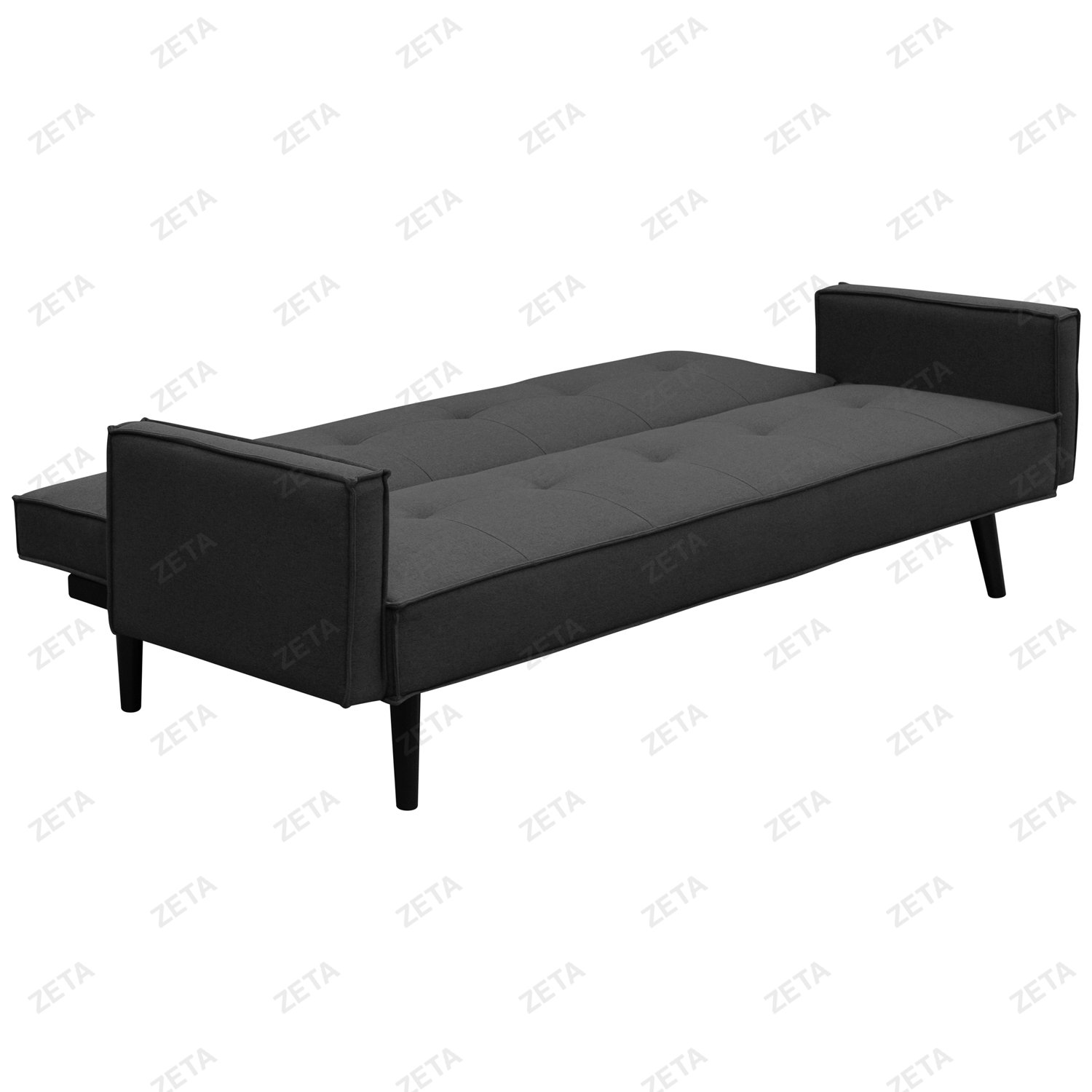 Диван 2LAF-020N6-P3 (черный) (ВИ)