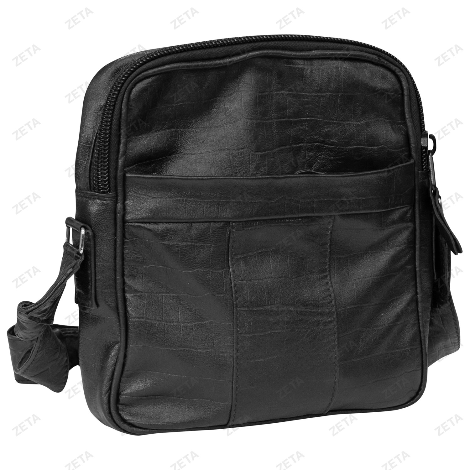 Сумка Чингиз, кожа с кожаным ремнем - изображение 1