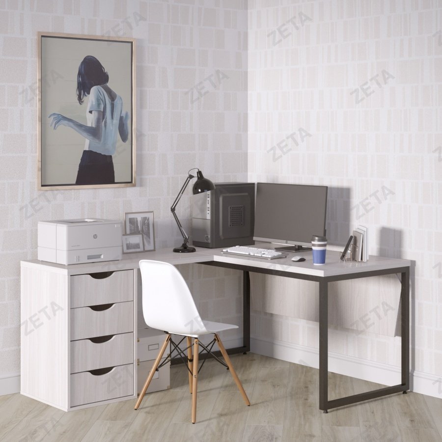 Стол с тумбой "Тейлор" (1395х708 мм.)