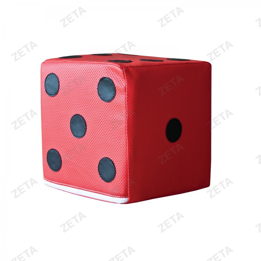 Пуфик с аппликацией "Кости"