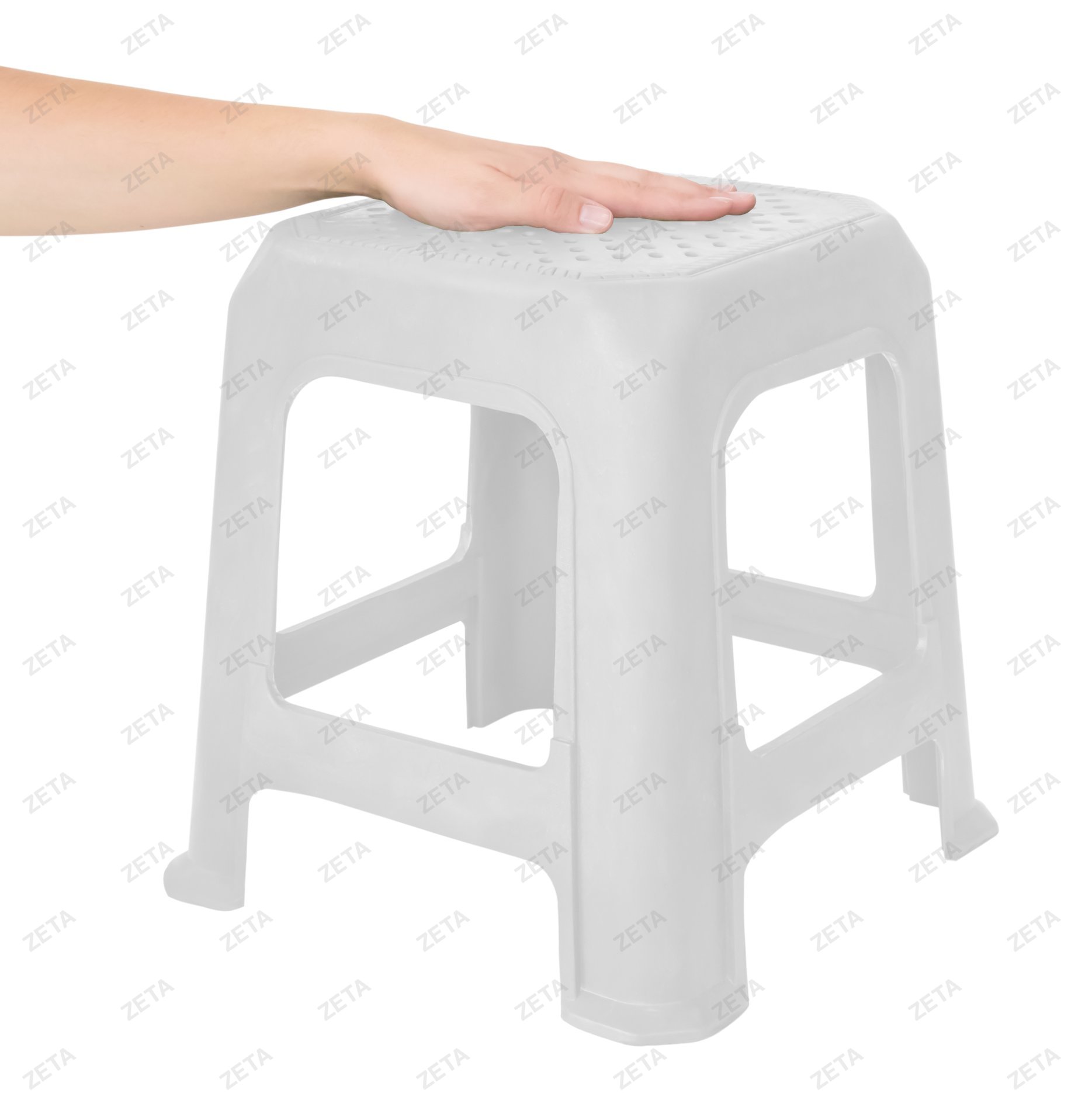 Табурет белый (средний)