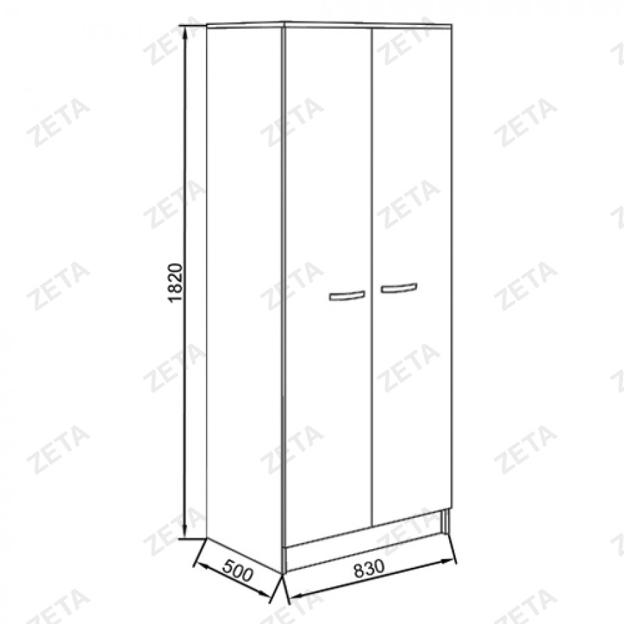 Шкаф для одежды "КУЛ ШО-2"