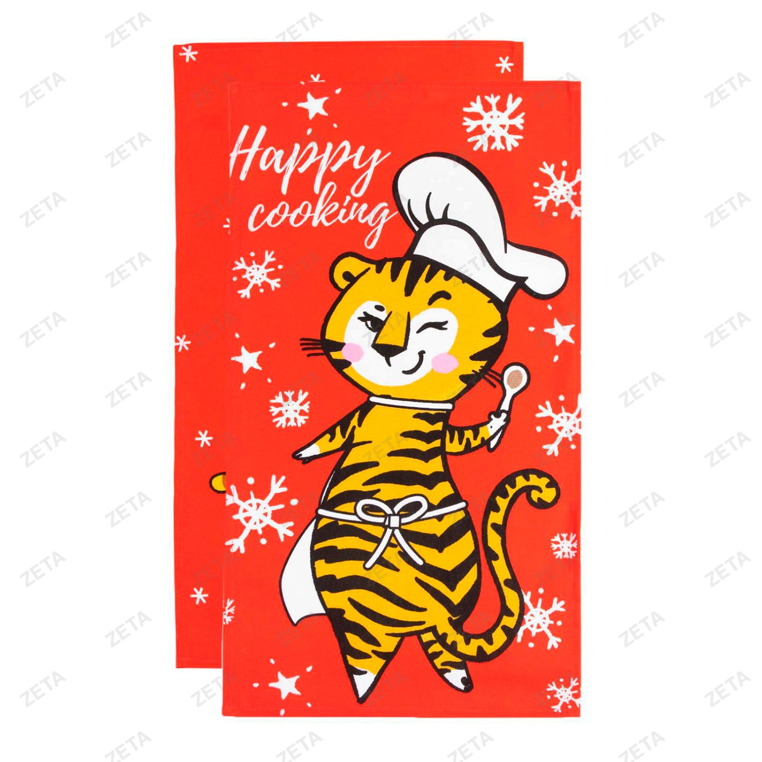 Новогодние полотенца (подарочный набор 2 шт. 35х60 см)