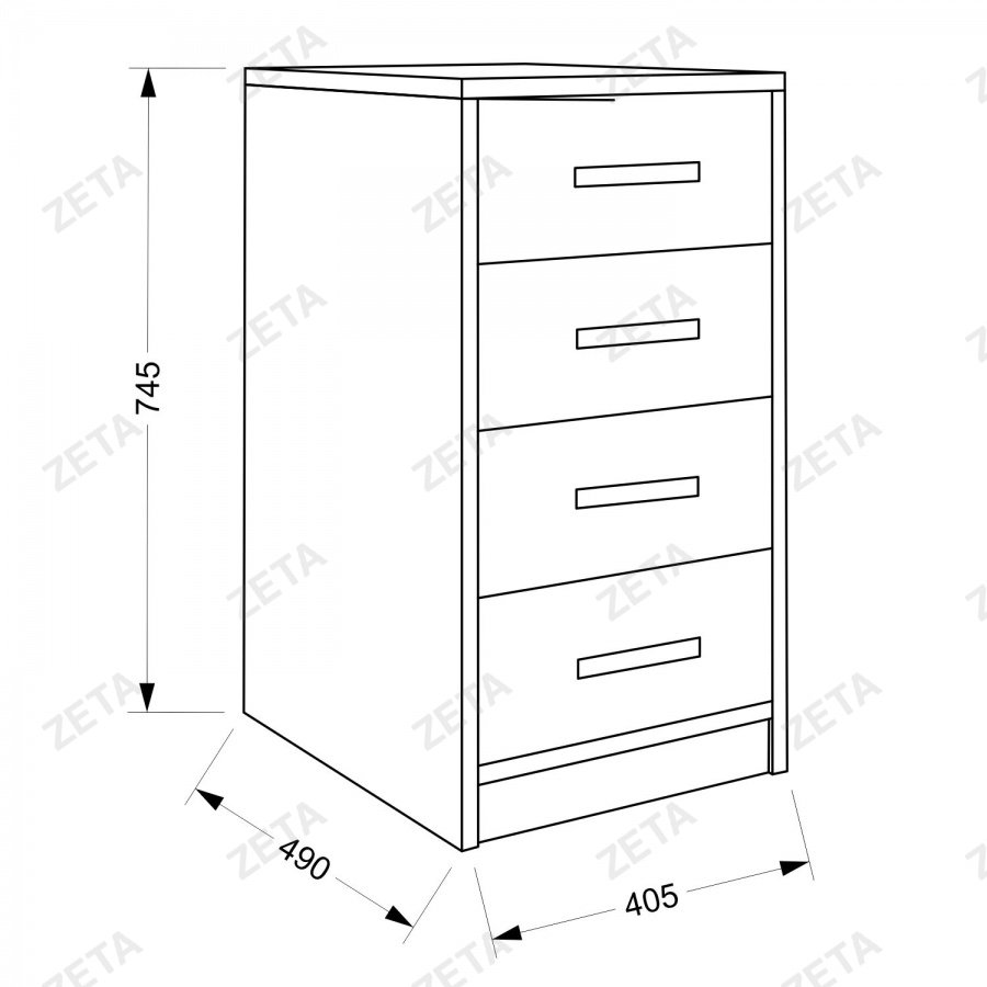 Тумба высокая "КУЛ-6"