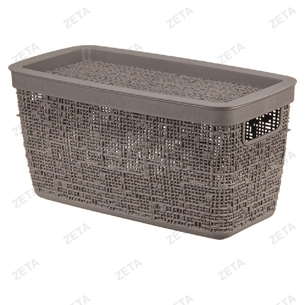 Коробка с крышкой 28*14*14 см. 4 л. "Бязь"