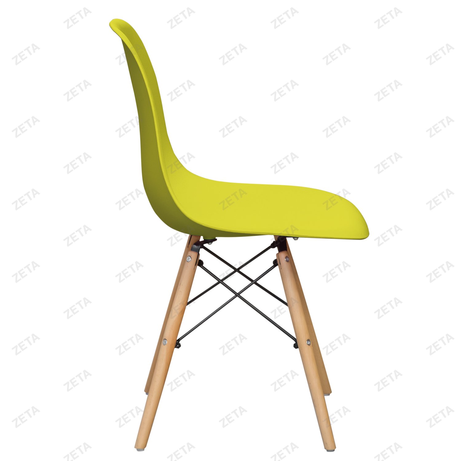 Стул пластиковый "C06" (жёлтый)