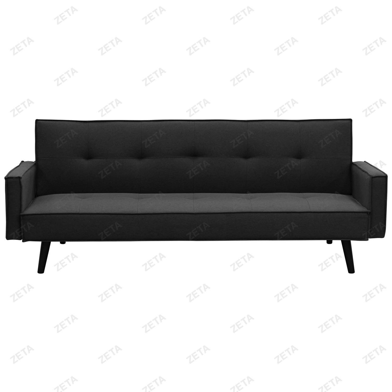 Диван 2LAF-020N6-P3 (черный) (ВИ)