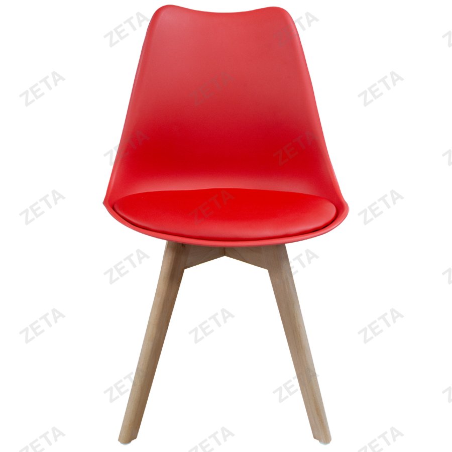 Стул пластиковый №C05 (красный) (ВИ)