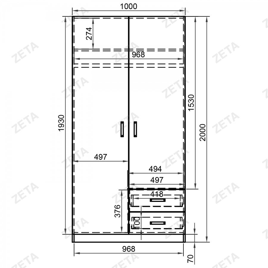 Шкаф "КУЛ ШОК-2"