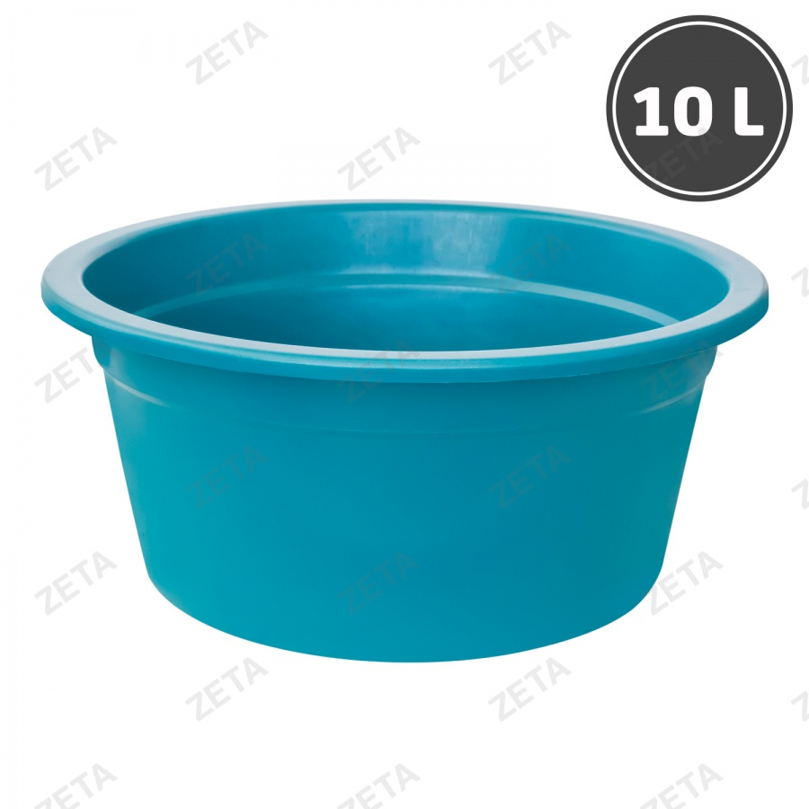 Таз пластиковый глубокий, цветной (10 л.) - изображение 1