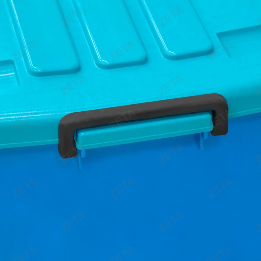 Контейнер 82 л с крышкой (на колесиках) м/п цвет.