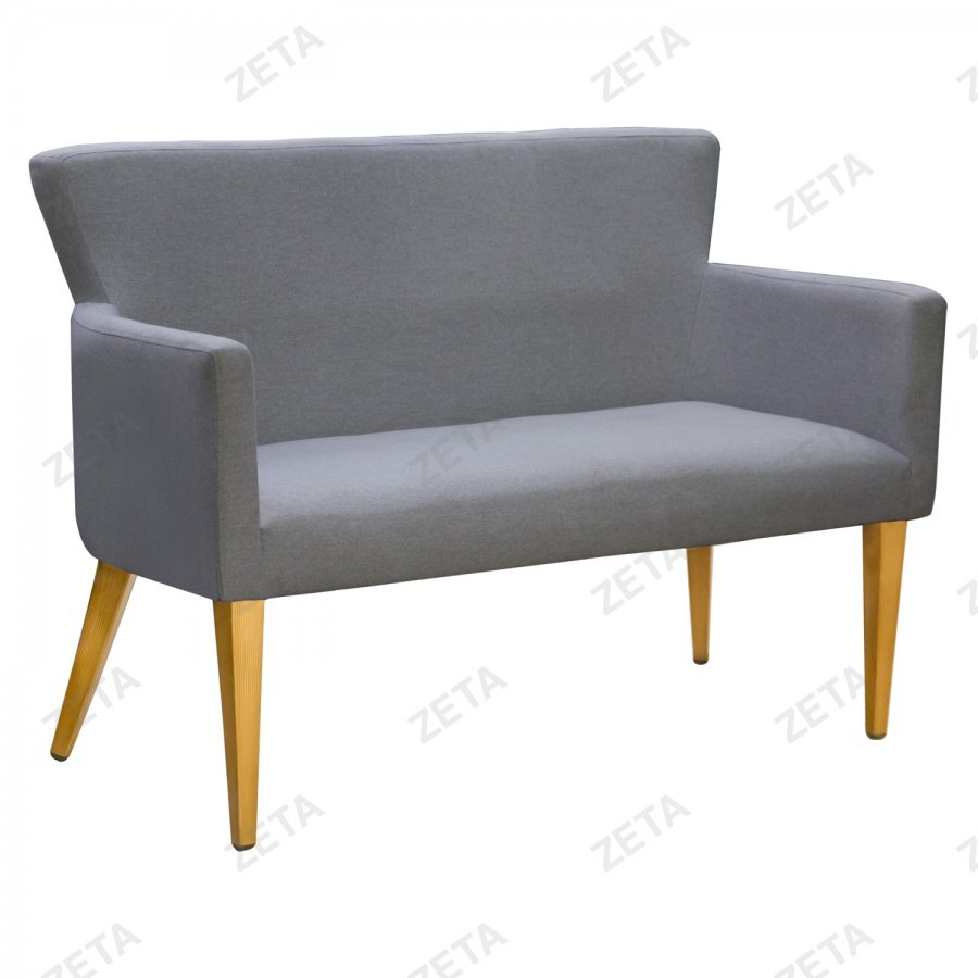 Кресло 2-х местное "Нико" (под дерево) 1220*580*880 мм.