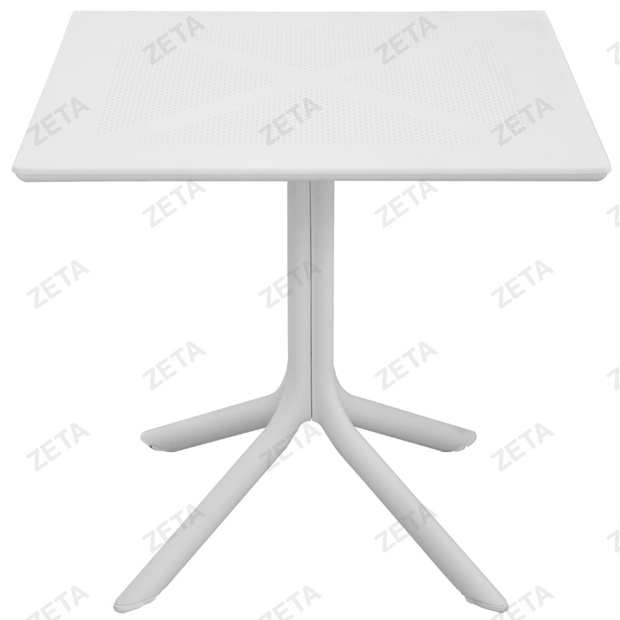Стол квадратный №HY-03 (белый) (ВИ)
