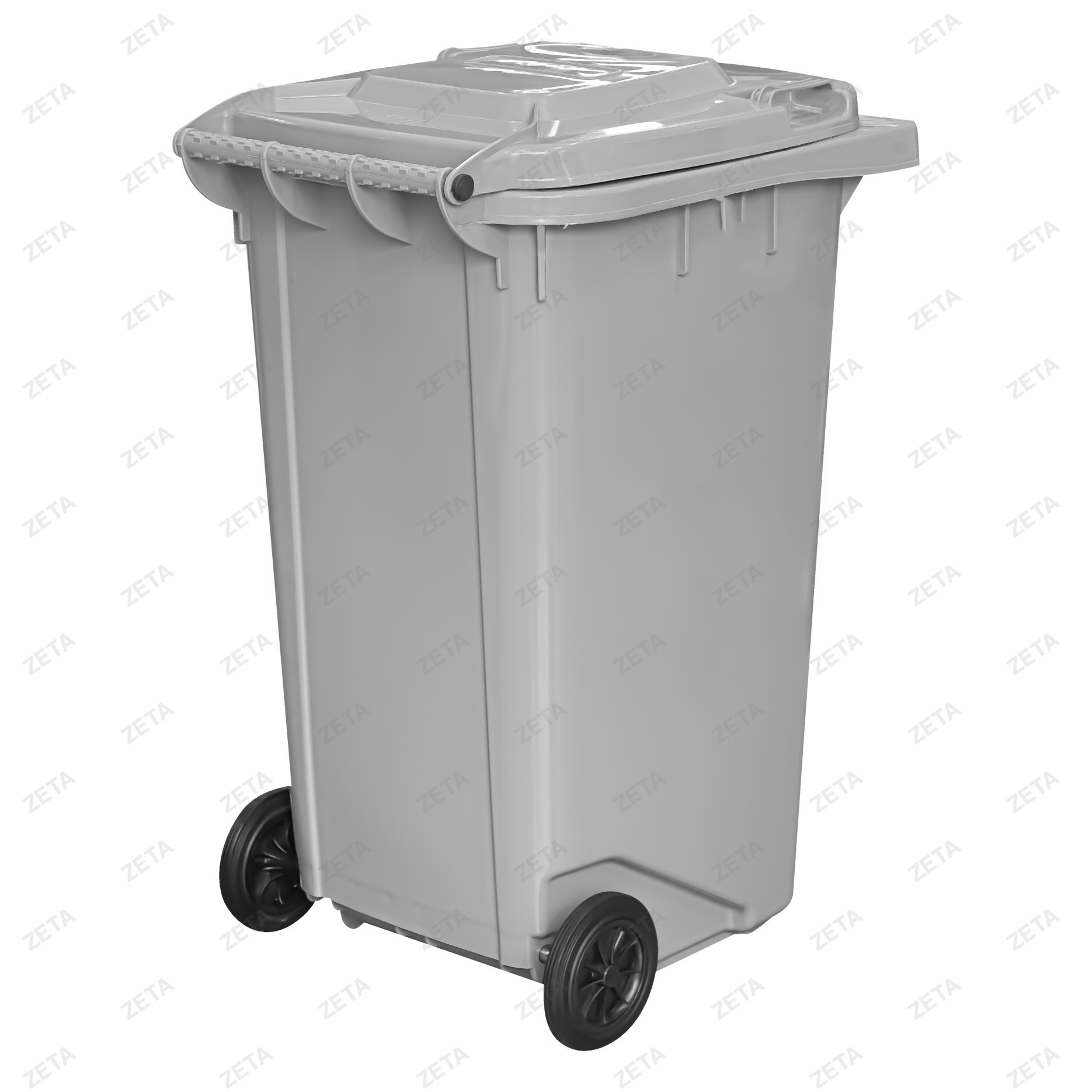 Бак мусорный 280 л. с крышкой, на колесах (цветной)