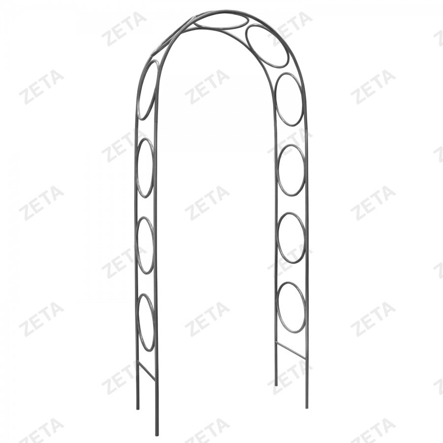 Арка металлическая для вьющихся цветов (кольца)