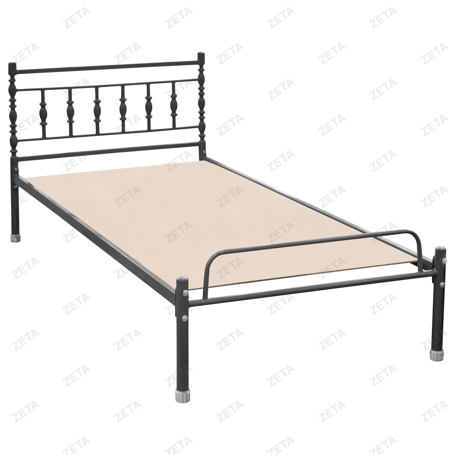 Кровать "Одри" 1-местная (с одной вальцовой спинкой) - изображение 1