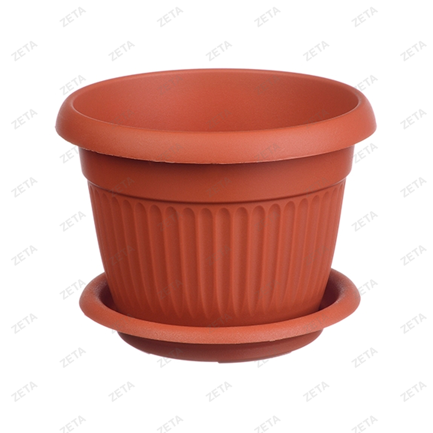 Кашпо 2,8 л. d200 мм. с поддоном "Ливия" №М 3019