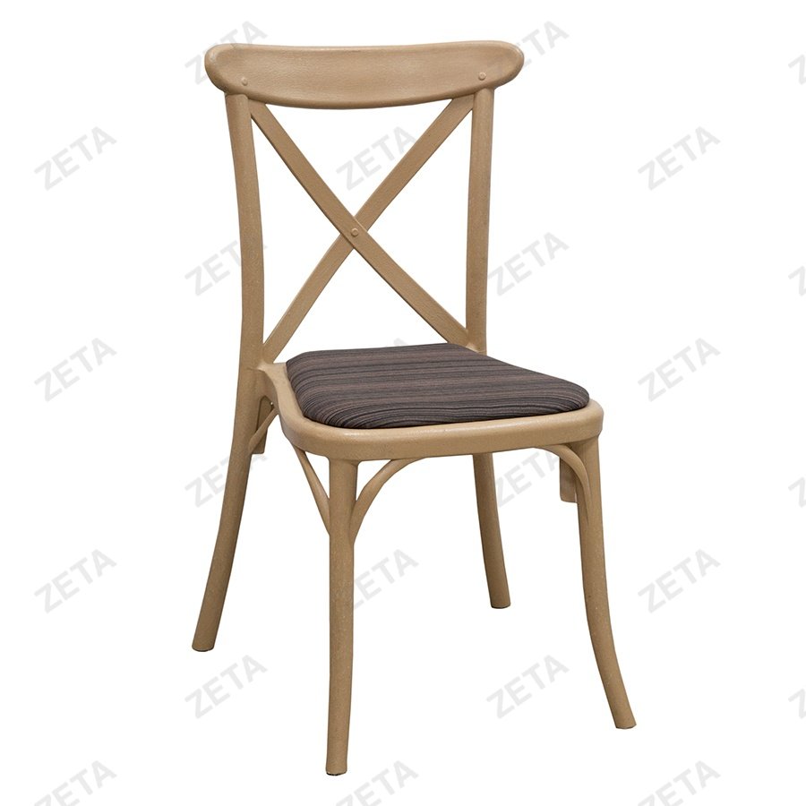 Стул пластиковый "Кантри" цветной (с мягким элементом) - изображение 1